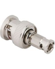 BNC Plug to HD-BNC Plug Adapter 75 Ohm Straight