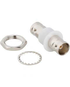 BNC Jack to BNC Jack Adapter 75 Ohm Straight Bulkhead Isolated