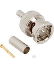 BNC Straight Crimp Plug Belden 1855A Belden 4855R Belden 4855P 75 Ohm 12G Optimized