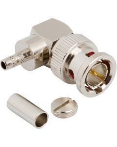 BNC Right Angle Crimp Plug AT&T 735 AT&T 735A Belden 735A1 75 Ohm
