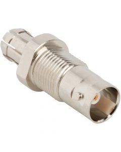 BNC Jack to BNC Push-on Plug Adapter 75 Ohm Straight Bulkhead