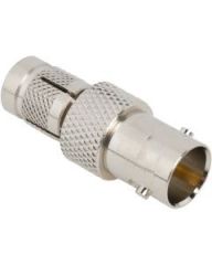 1.0-2.3 Plug to BNC Jack Adapter 75 Ohm Straight