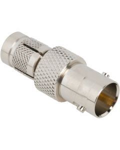 1.0-2.3 Plug to BNC Jack Adapter 75 Ohm Straight