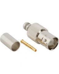 BNC Straight Crimp Jack RG-59 RG-62 75 Ohm