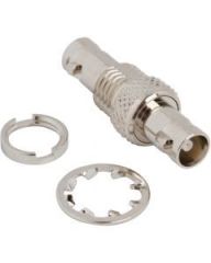 HD-BNC Jack to HD-BNC Jack Adapter 75 Ohm Straight Bulkhead 12G Optimized