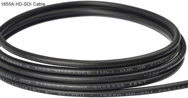 Superbat HD SDI Cable Blackmagic BNC Cable, DIN 1.0/2.3 to BNC Male Cable (Belden 1855A) 3ft for Blackmagic BMCC/BMPCC Video Assist 4K Transmissions HyperDeck Kameras
