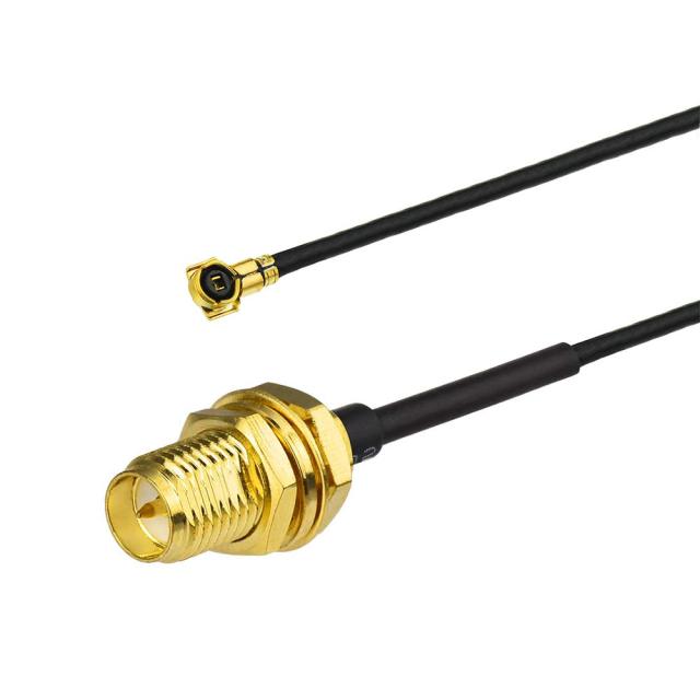 Superbat U.fl/IPEX MHF4 Cable (6inch 2-Pack) MHF4 to RP-SMA Bulkhead Cable for M.2 NGFF Interface Mini PCIe Cards WiFi Bluetooth Antenna Extension Cable PCI Router