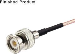 SUPERBAT BNC Crimp Connectors Kit BNC Male + BNC Female Crimp Solder Attachment Connector Kit for RG174 RG316 RG188 RG188A LMR100 Coax Cable(10 Pack in Total)