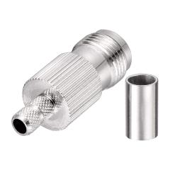 Superbat TNC Crimp Connectors Kit TNC Male + TNC Female Crimp Solder Connector Kit for RG58 RG303 RG141 RG142 RG400 LMR195 Low Loss Coax Cable(10 Pack in Total)