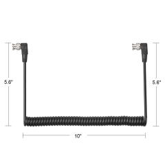 Superbat BNC Cable 3G/HD SDI Cable 3ft SDI Coil Cable 75Ohm BNC to BNC Extension Coaxial Cable for Cameras and Video Equipment，Supports HD-SDI/3G-SDI，SDI Video Cable (Black,1Pcs)