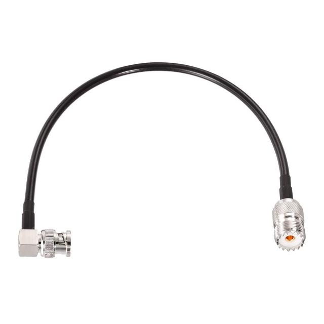 Superbat BNC Male to SO239 RG58 Cable,UHF Female Jack to BNC Male Plug Adapter Jumper Cable for VHF Radio Mobile to Base Antenna scanners,12 Inch,2 Pcs
