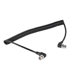 Superbat BNC Cable 3G/HD SDI Cable 3ft SDI Coil Cable 75Ohm BNC to BNC Extension Coaxial Cable for Cameras and Video Equipment，Supports HD-SDI/3G-SDI，SDI Video Cable (Black,1Pcs)