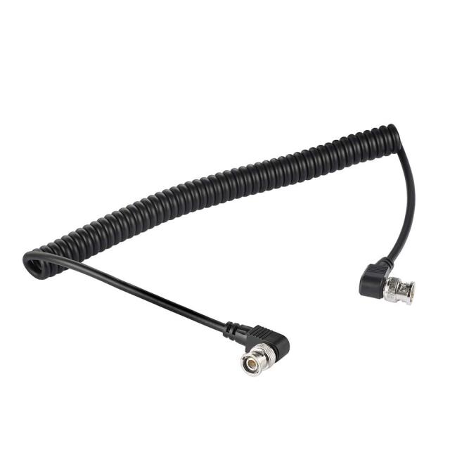 Superbat BNC Cable 3G/HD SDI Cable 3ft SDI Coil Cable 75Ohm BNC to BNC Extension Coaxial Cable for Cameras and Video Equipment，Supports HD-SDI/3G-SDI，SDI Video Cable (Black,1Pcs)
