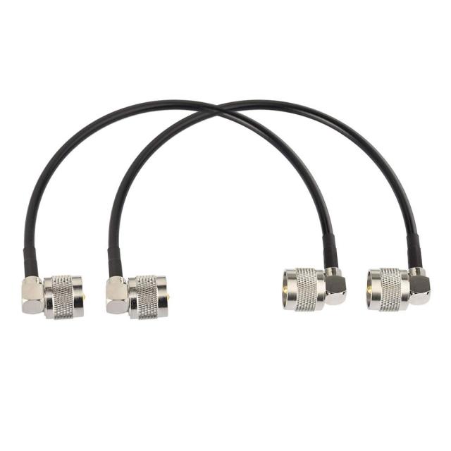 Superbat PL-259 Jumper Cable UHF (Pl259) Male to Male Low Loss Digital RG58 Coax Cable (12 Inch RG58) for HAM & CB Radio,Antenna Analyzer,Dummy Load,SWR Meter 2-Pack