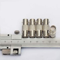 Superbat BNC Adapter BNC Female to BNC Female Barrel Straight RF Coaxial Connector for HD CCTV DVR Surveillance System Video Camera Broadcast Applications 5pcs