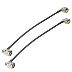Superbat PL-259 Jumper Cable UHF (Pl259) Male to Male Low Loss Digital RG58 Coax Cable (12 Inch RG58) for HAM & CB Radio,Antenna Analyzer,Dummy Load,SWR Meter 2-Pack
