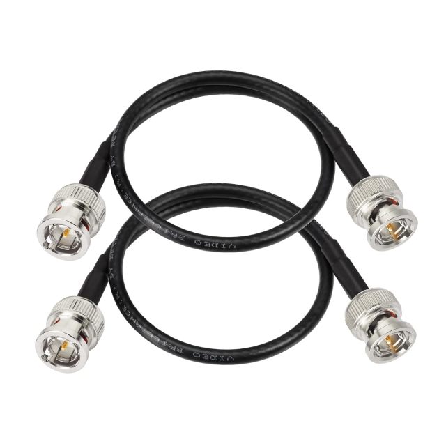 Superbat 3G/6G HD SDI Cable BNC Cable 1ft Thin & Short (Belden 1855A) Supports HD-SDI/3G-SDI/4K/8K Camera Recorder Precision SDI Video Cable (2pcs)