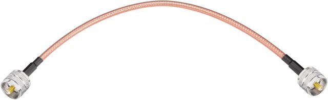 Superbat CB Jumper Cable, UHF Male to Male PL-259 Jumper (12inch,RG142) High Power Low Loss Digital Coax Cable for HAM & CB Radio Antenna Analyzer Dummy Load SWR Meter