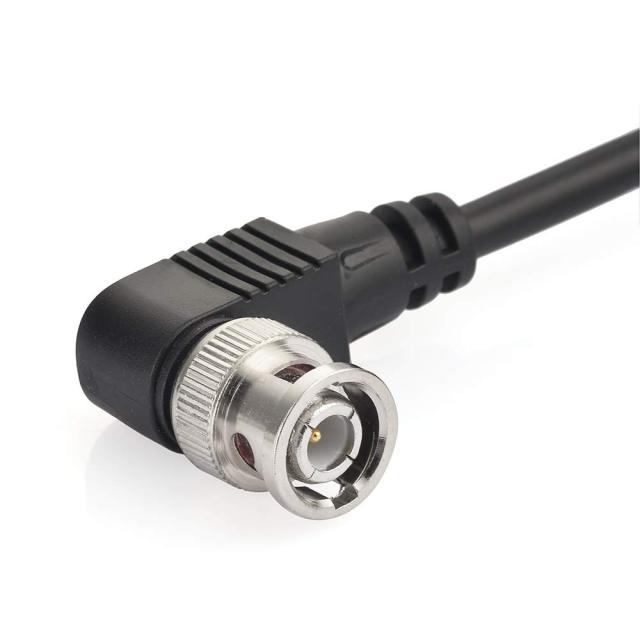 Superbat BNC Cable 3G/HD SDI Cable 3ft SDI Coil Cable 75Ohm BNC to BNC Extension Coaxial Cable for Cameras and Video Equipment，Supports HD-SDI/3G-SDI，SDI Video Cable (Black,1Pcs)