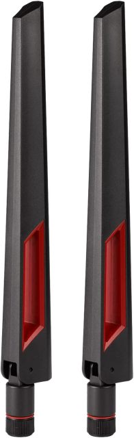 Superbat Dual Band WiFi Antenna 2.4GHz 5GHz 5.8GHz SMA WiFi Antennae for PC Desktop Computer Motherboard PCI PCIe WiFi Bluetooth Card Wireless Network Router (2-Pack)
