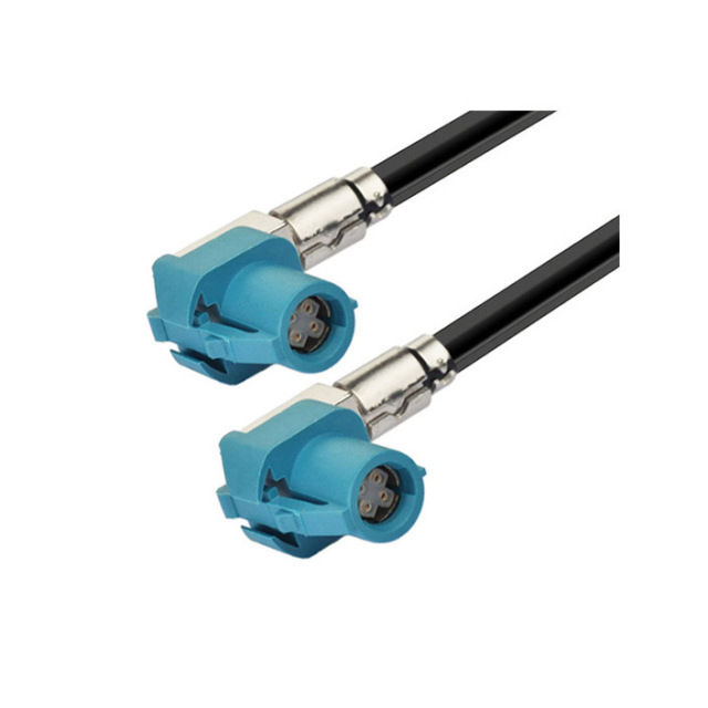 LVDS HSD cable Assembly Z Code Right Angle Jack to Z Code Right Angle Jack  Dacar 535 Cable