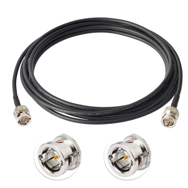 Superbat 3G SDI HD-SDI Cable BNC Cable Thin & Short (Belden 1855A) - 1M/3ft - Supports HD-SDI/3G-SDI/4K/8K，SDI Video Cable Precision Video Cable(1Pcs)