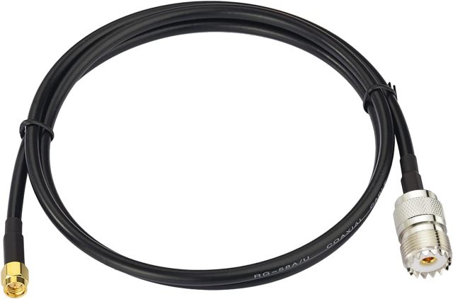 Superbat SMA to SO239 UHF Cable 3ft, SMA Male to PL259 Female Jumper RG58 Coax Cable for CB/HAM Radio Scanner Antenna Analyzer Dummy Load etc.
