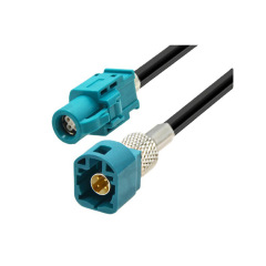 LVDS HSD cable Assembly Z Code Straight Jack to Z Code Straight Plug  Dacar 535  Cable