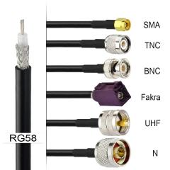 Superbat RG58 Coaxial Cable 100ft, 50 Ohm RG-58 Coax Cable for CB Radio Antenna Extension Cable etc.