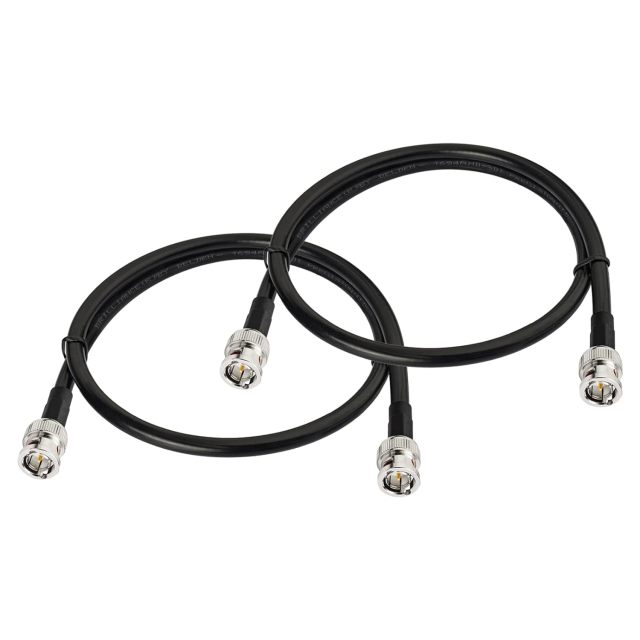 Superbat SDI Cable 2ft 2-Pack, 3G/6G HD-SDI Cable 75 Ohm BNC Male to BNC Male Cable for Cameras BMCC Video Equipment Supports HD-SDI 3G-SDI 6G-SDI SDI Video Cable