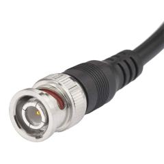 Superbat BNC Cable 3G/HD SDI Cable(1M/3ft 75Ω) Coil Cable BNC to BNC Extension Coaxial Cable for Cameras and Video Equipment，Supports HD-SDI/3G-SDI，SDI Video Cable (Black,1Pcs)