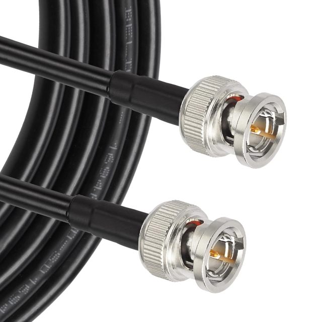 Superbat SDI Cable 75 ohm BNC Cable 3G/6G/12G (Belden 1694A Black) 100ft, Supports HD-SDI/3G-SDI/4K Video Security Camera CCTV Systems, SDI Precision Video Cable