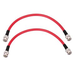 Superbat SDI Cable BNC Cable HD-SDI 3G 6G 12G SDI Cable 1ft BNC Digital Video Cable 75 Ohm for 4K 1080P 3G/6G SDI Camera Monitor Video Recorder SDI to HDMI Converter Security Camera 2-Pack