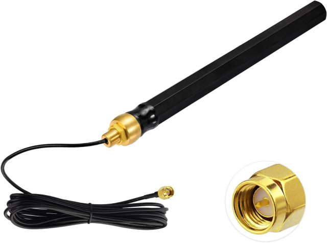 Superbat Outdoor 4G LTE SMA Antenna Wall Mount Antenna Cellular Trail Camera Antenna for Extended Receiver Muddy Cellular Hunting Trail Game Camera Cam Router Gateway