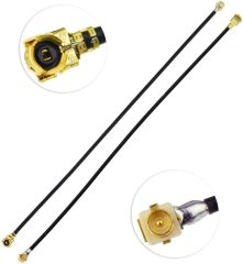 Superbat U.FL Cable (10cm/3.9") IPX (IPEX/UFL) Female to IPX (IPEX/UFL) Male RF Pigtail Cable 1.13MM Low-Loss U.FL Extension Cable Pack of 2