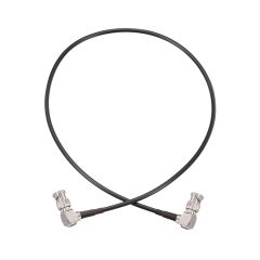 Superbat 3G/6G/12G SDI Cable 2ft BNC Cable 75 Ohm Thin Precision SDI Video Cable Right Angle Supports HD-SDI/3G-SDI/4K/8K Monitor Surveillance Camera CCTV System