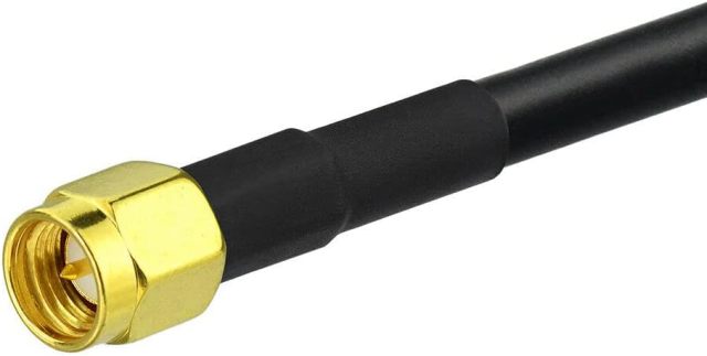 Superbat SMA to F Adapter Cable SMA Male to F Male RF Coaxial Cable RG58 Cable 2ft for TV Radio Antenna Satellite Port RTL-SDR Dongle