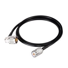 Superbat CB Antenna Cable, UHF Male PL259 to UHF Female SO239 Jumper Cable RG58 Coax Cable (3ft 1pcs) for Marine Boat VHF Radio Antennas Scanner Antenna Analyzer Tuner SWR Meter etc.