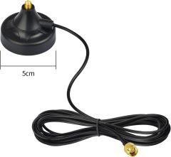 SUPERBAT WiFi Antenna Magnetic Base with 10ft SMA Male Antenna Extension Cable for WiFi Antenna,4G LTE Antenna Network Antennas,Router etc