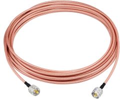Superbat High Power CB Coax Cable 20ft UHF Male to Male PL-259 Jumper Cable RG142 Cable for HAM Radios CB Radio Antenna Analyzer Dummy Load SWR Meter