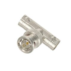 Superbat BNC Splitter Adapter 75 Ohm BNC Male to Dual BNC Female Splitter 1 in 2 Out for SDI HD-SDI Scope CCTV Security System Monitor Connector etc. 2pcs