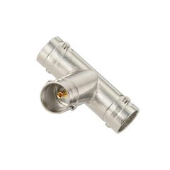 Superbat BNC Splitter Adapter 75 Ohm BNC Female to Dual Female Splitter 1 in 2 Out for SDI HD-SDI Scope CCTV Security System Monitor Connector etc. 2pcs
