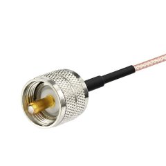 Superbat CB Coax Cable UHF PL-259 to SO239 Bulkhead Connector Cable (12inch RG316 Jumper) for VHF/UHF Radio Antenna Analyzer Dummy Load SWR Meter