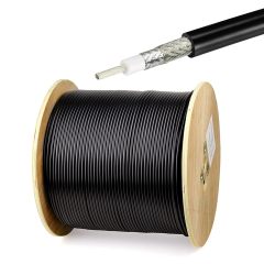 Superbat RG8x Coaxial Cable 50ft, Low Loss RG 8X Cable RG8x Coax Cable 50 ohm for CB Radio Router Cell Booster Amplifer Antenna Extension Cable