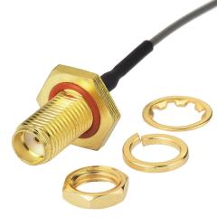 Superbat U.FL to SMA Pigtail 5pcs 6inch SMA Female to UFL/IPEX Cable Wi-Fi Coaxial Cable for Wireless Routers Mini PCIe Cards Network PCI WAN Repeater Module