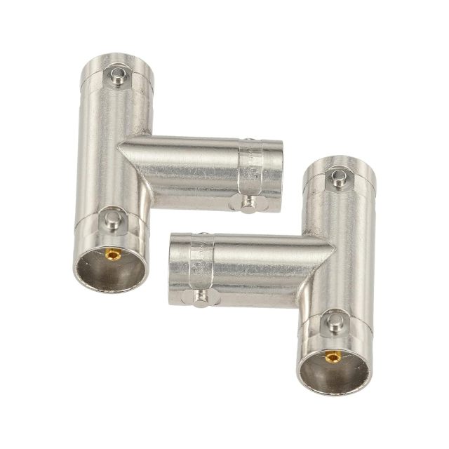 Superbat BNC Splitter Adapter 75 Ohm BNC Female to Dual Female Splitter 1 in 2 Out for SDI HD-SDI Scope CCTV Security System Monitor Connector etc. 2pcs