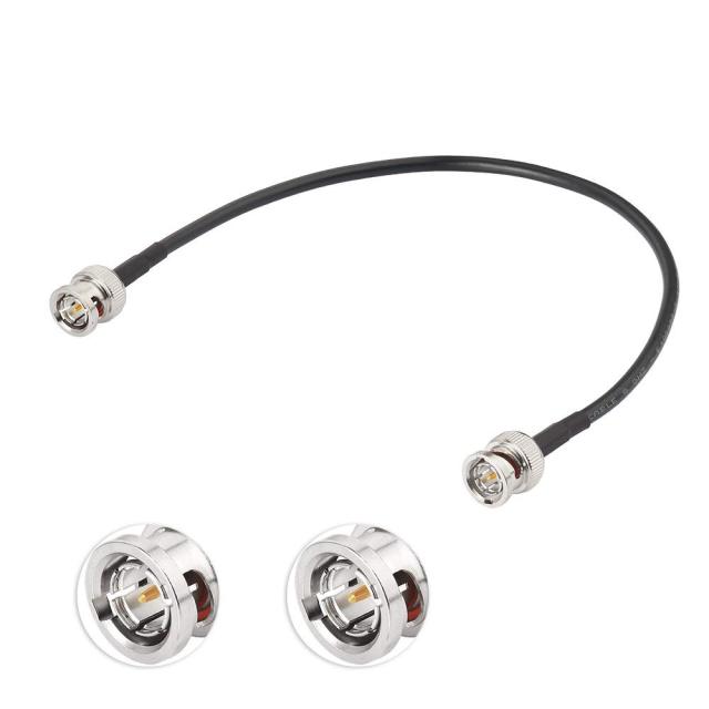 Superbat 3G 6G HD SDI Cable BNC Cable Thin & Short (Belden 1855A) - 1ft/12inches - Supports HD-SDI/3G-SDI/4K Recorder，SDI Video Cable Precision Video Cable