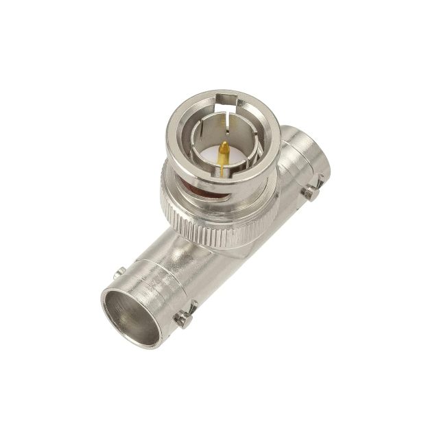 Superbat BNC Splitter Adapter 75 Ohm BNC Male to Dual BNC Female Splitter 1 in 2 Out for SDI HD-SDI Scope CCTV Security System Monitor Connector etc. 2pcs