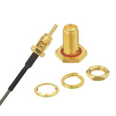 Superbat U.FL to SMA Pigtail 5pcs 6inch SMA Female to UFL/IPEX Cable Wi-Fi Coaxial Cable for Wireless Routers Mini PCIe Cards Network PCI WAN Repeater Module