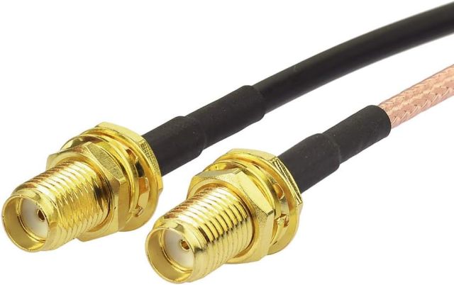 SUPERBAT SMA to TS9 Coaxial Cable SMA Female to 90 Degree TS9 Pigtail 12inch (2pcs) for 4G Modem Dongle Router USB Modems MiFi Hotspots External Antenna Adapter Cable (RG316 RG174)